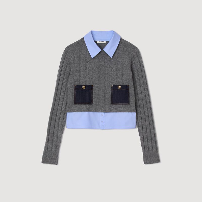 Flared faded jeans 20 Trench coat with pleated inset