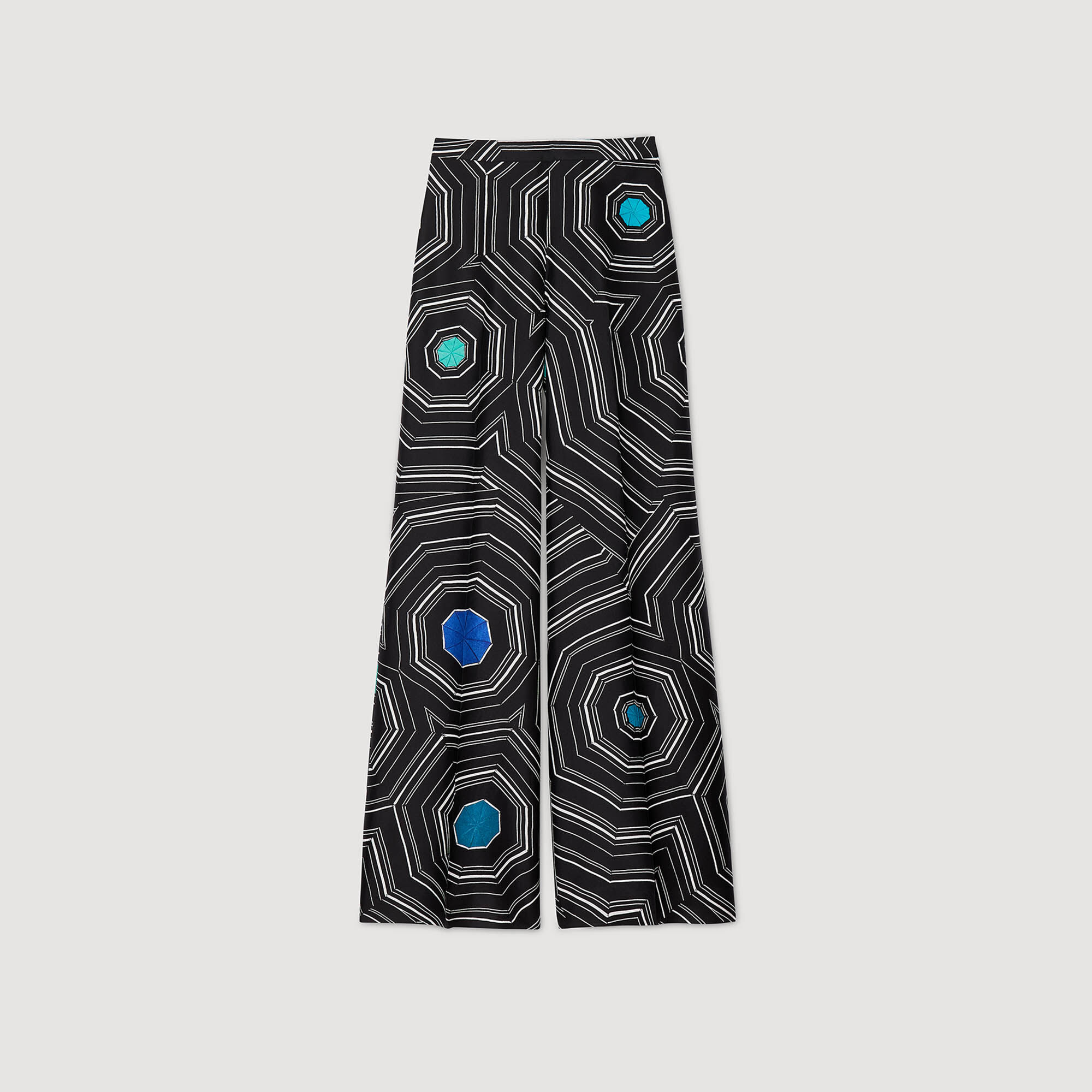Spiral-print silk trousers 16 Spiral-print silk trousers