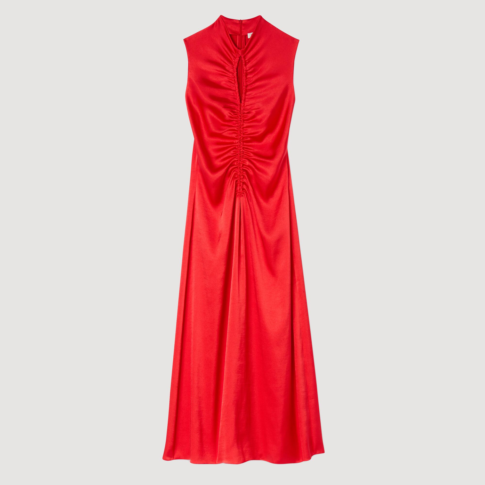 Draped satin-effect dress 15 Draped satin-effect dress
