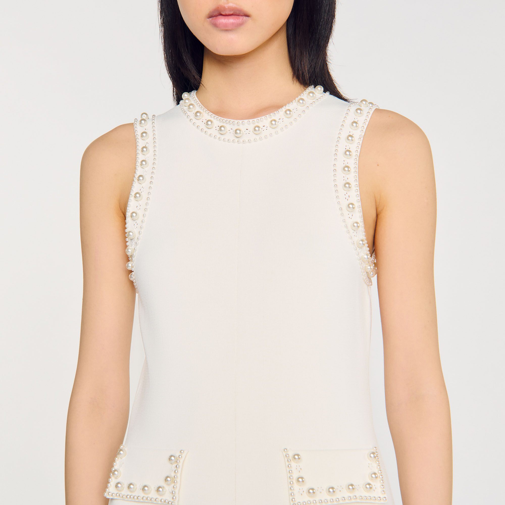 Pearl bead knit maxi dress 12 Pearl bead knit maxi dress