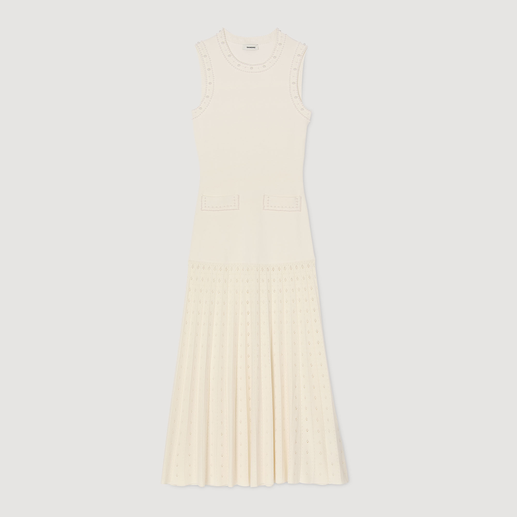 Pearl bead knit maxi dress 15 Pearl bead knit maxi dress