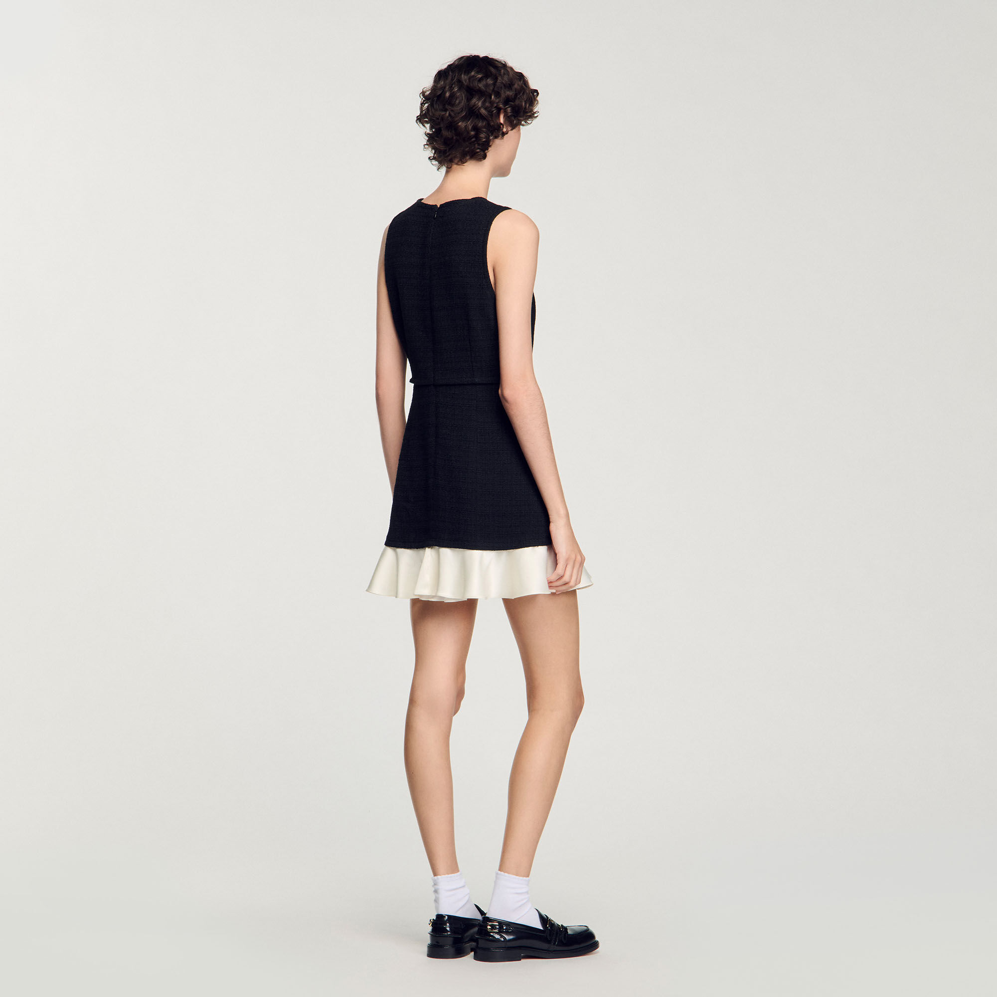Two-tone tweed mini dress 15 Two-tone tweed mini dress