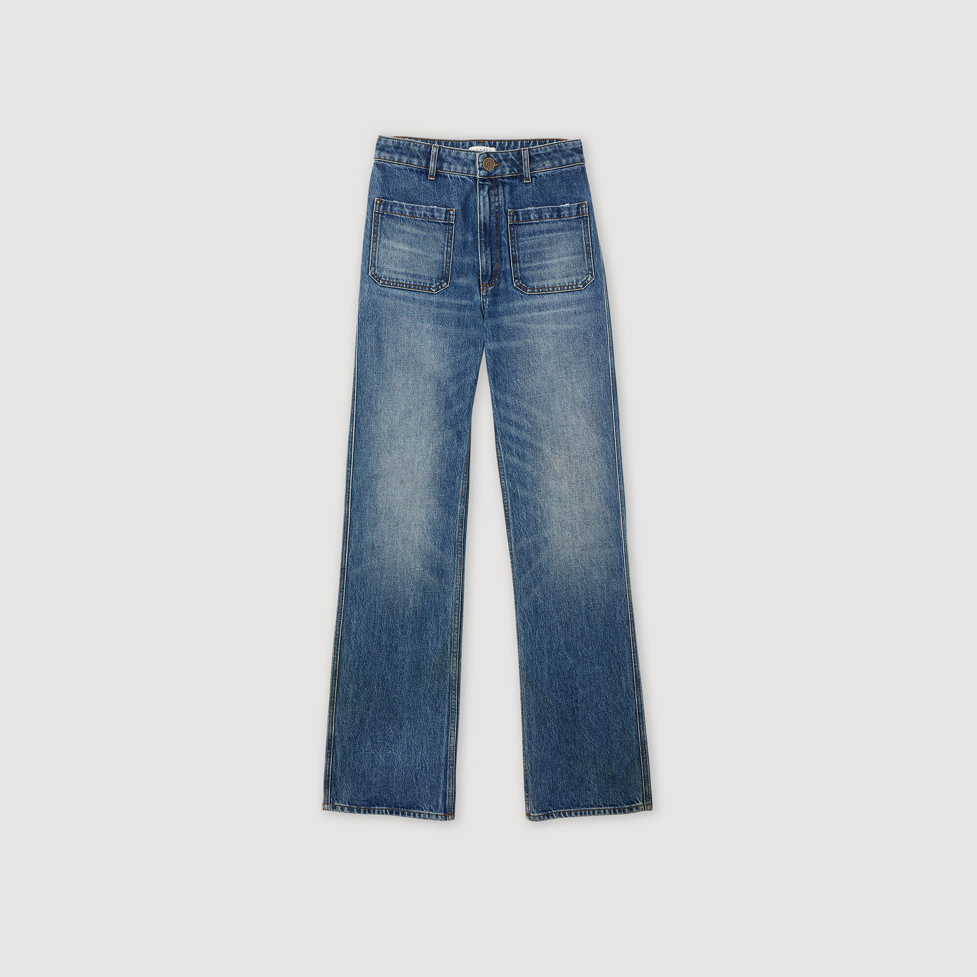Flared faded jeans 18 Flared faded jeans